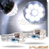 2 SUPER HID WHITE 9 LED LIGHT BULBS 921 912 916 906 915