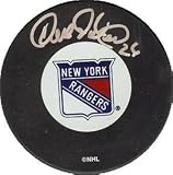 Dave Maloney Autographed/Hand Signed Hockey Puck (New York Rangers)
