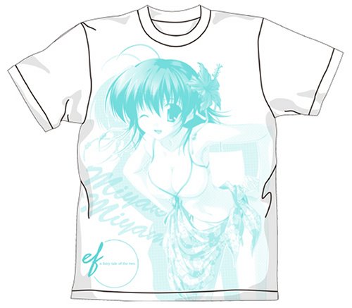 ef-a fairy tale of the two. みやこTシャツ ホワイト サイズ:L