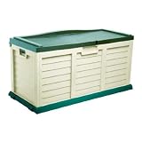 from Starplast 270L Garden Cushion Storage Box / Chest Sit on Lid Model 15-811