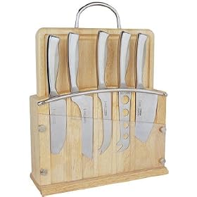 The Berghoff Cheese Knife Set W rack by Berghoff