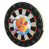 TGTM INSERT-A-PHOTO Dartboard Set -Includes 6 Brass Tip Darts