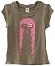Appaman Girls 2-6x Roll Neck Star Tee