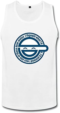 SZSH Men's Ghost In The Shell Tank Top S White