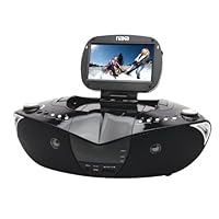 Naxa NDL-400 7-Inch TFT LCD Display Portable DVD Player with Digital TV TUNER, AM/FM Stereo Radio, USB Input and SD/MMC Card Slots