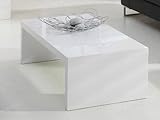 Couchtisch Beistelltisch 120x60 Weiß Hochglanz Lack
