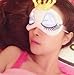 Cute Sleeping Beauty Cartoon Eye Mask & Blindfold for Kid's Sweet Dreams Pink