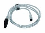 Artwizz FireWire 800 to 400 Adapter Kabel (9 pin to 6 pin) 1,8 m inkl. zus&auml;tzlichem Steckeradapter FW400 auf FW800
