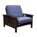 Futon Chair Cover - Distress Denim (Twin)