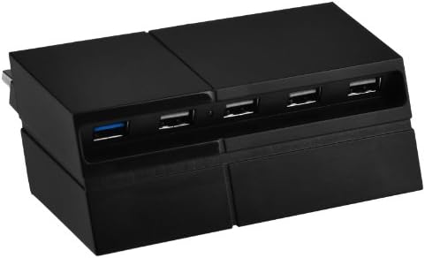 Baitaihem 5 Port USB Expansion USB Hub for Sony Playstation 4 PS4 1 USB 3.0+4 USB 2.0