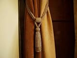 Pair Golden Beaded decorative Tassel / Tieback