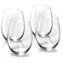 Anchor Hocking 15-Ounce 4-Piece Stemless Wine Glass Set