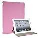 Toblino 2: Pink Leather iPad 2 Case with Breast Cancer Pink Ribbon (Folio Convertable Case Multi-angle Stand for Apple iPad2)