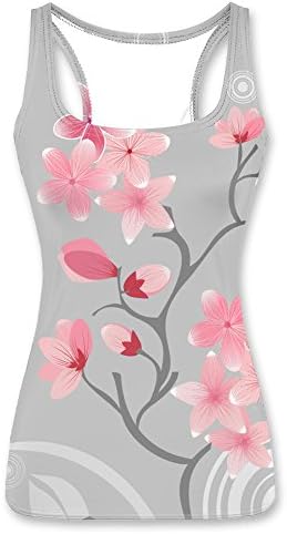 Cherry blossoms Women's summer tank top XXL