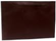 Chocolate Brown Leather File Folder