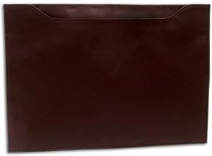 Chocolate Brown Leather File Folder