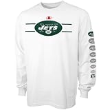 New York Jets White Fan Attack Long Sleeve T-shirt