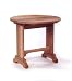 Outdoor Patio Western Red Cedar Wood Round Side Table