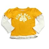 Gold Rush Outfitters - Girl Long Sleeve Top, Gold, Ivory
