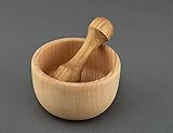 Wooden Mortar with Pestle