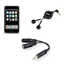 Groov-e Starter Pack with Heapdhones, Crystal Case and Headphone Splitter for New Apple iPod Touch 3rd and 2nd Generation 3G/ 2G