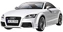 Bburago 11031S - Audi TT, silber, 1:18