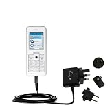 International Wall / AC Charger for the Netgear Skype Phone SPH101 - Gomadic Brand w/ TipExchange Technology