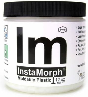 InstaMorph Moldable Plastic, 12 oz, Super Strong Moldable Plastic Pellets
