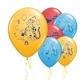 Winnie the Pooh Happy Birthday Latex Balloons (6) Party Supplies
