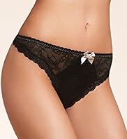 Limited Collection Overlaid Lace Low Rise Thong
