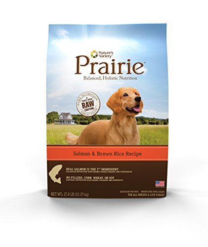 Prairie Salmon & Brown Rice Recipe Dry Dog Food by Nature's Variety 27 lb Bag