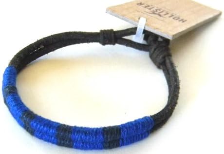 Fashionable Hollister Bracelet, Authentic Product and New, Plus Free Friendship Bracelet (NAVY)