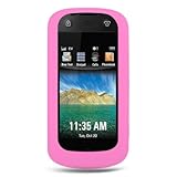 Solid Hot Pink Silicone Skin Cover Case Cell Phone Protector for Motorola C ....