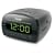 Coby CRA68BLK Digital AM/FM Dual Alarm/Clock Radio, Black