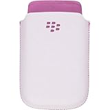 White OEM BlackBerry 9800 Torch Leather Pocket Case