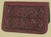 Celtic Hounds - Wine Leather Card Holder