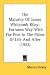 Search : The Maturity Of James Whitcomb Riley: Fortunes Way With The Poet In The Prime Of Life And After (1922)