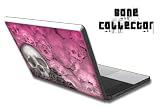 Apple Macbook 13 Skin Decal Sticker with E Shock impact protection - Bonecollector Pink