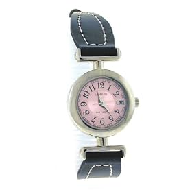 Lorus Women's Black Leather Watch, LR3013,SPECIAL