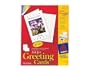 Avery Half-Fold Greeting Cards for Inkjet Printers, 5.5 inches x 8.5 inches, White, Matte, Pack of 20 (03265)