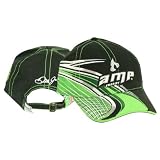 Dale Earnhardt Jr Amp Energy Drink "Swirl" Adjustable Baseball Hat (One Size Fits Most 13+) - Black / Green