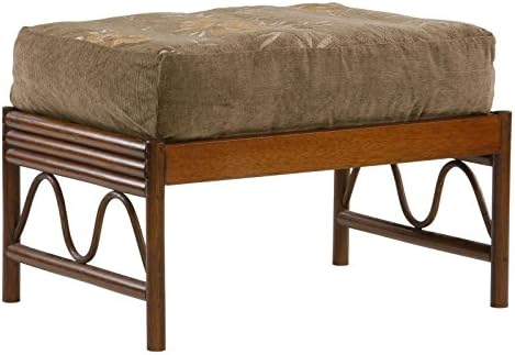 Rattan Ottoman .