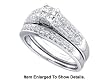 Stunning 2 Pc. Solid 14K. Gold 3/4 CTW. Genuine Diamond Bridal Set SI Quality