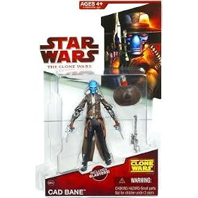 Star Wars 2009 Clone Wars Animated Action Figure CW-22 Cad Bane