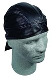 ZANheadgear Flydanna Black Imported Leather Head Wrap