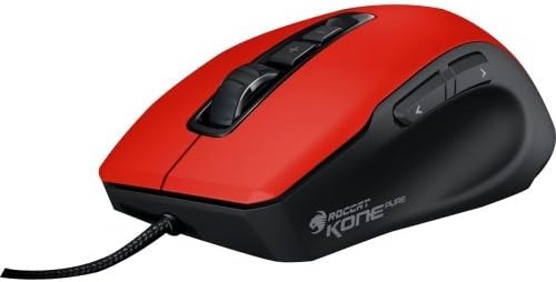 Roccat Studios - Roccat Kone Pure - Core Performance Gaming Mouse - Laser - Cable - Red - Usb 2.0 - 8200 Dpi - Scroll Wheel - 7 Button(S) - Roccat Logo - Right-Handed Only "Product Category: Input Devices/Pointing Devices"