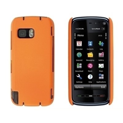 Logotrans Hardcase orange und Displayschutzfolie f&uuml;r Nokia 5800 Preisvergleich