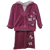 B.T. Kids Toddler Girl 3-piece Velour Track Suit