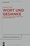 ISBN 9783110303179 product image for Wort und Gedanke: Zur Kritik sprachlicher Vermittlung bei Platon und Plotin (Bei | upcitemdb.com