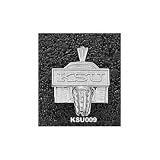 Kansas State Wildcats Solid Sterling Silver ''KSU'' Backboard Pendant